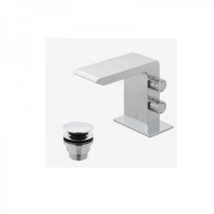 Robinet Lave Mains Vado Omika 105x120x50mm Chromé