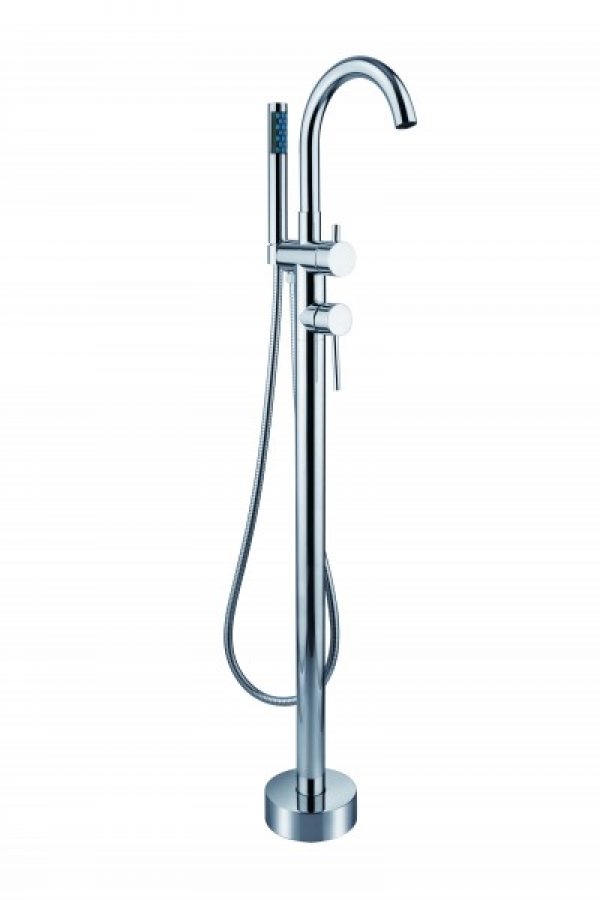 Robinet mitigeur de luxe sur pied pour baignoire îlot 8028