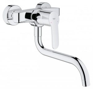 Robinet Mural Cuisine Grohe Eurostyle Cosmopolitan Chromé