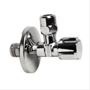 Robinet équerre à bicone M1/2 sortie cuivre 10