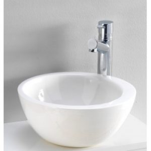 Robinet réhaussé eau froide pour lave-mains