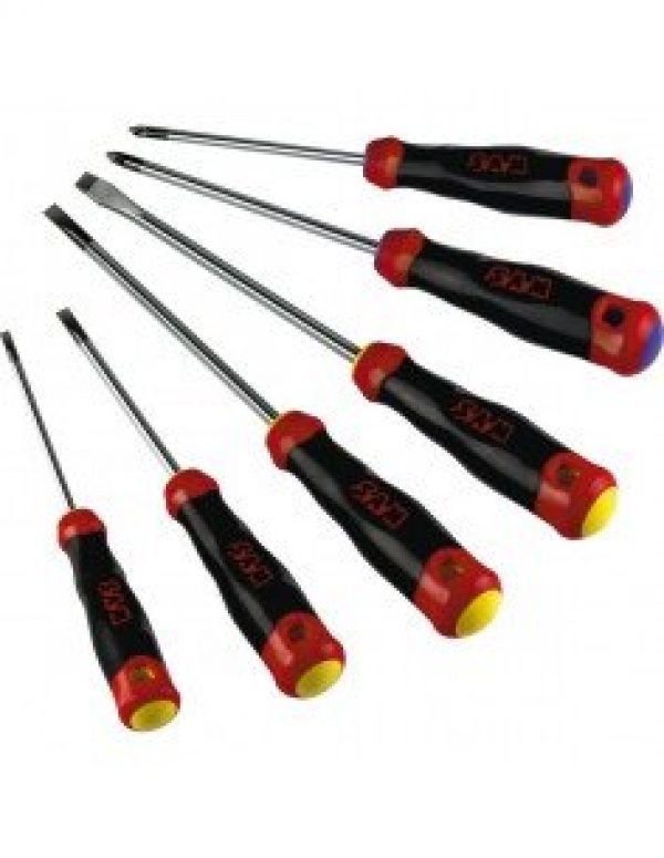 SAM OUTILLAGE – Jeu de 6 tournevis – T-J2Z