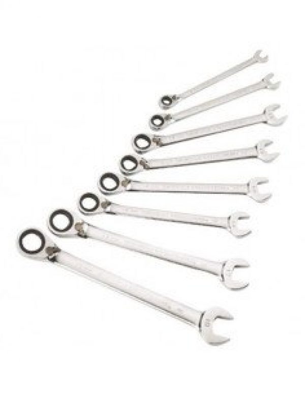 SAM OUTILLAGE – Jeu de 8 clés à cliquet – 50C-J8Z