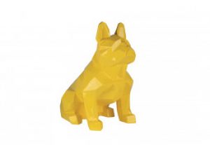 Sculpture en Polyrésine Amicizia Jaune