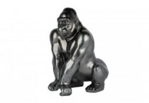 Sculpture en Polyrésine Gorilla Gris