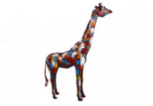 Sculpture Girafe en Métal 112 cm