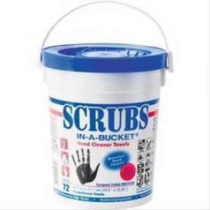 Seau de 72 lingettes nettoyantes Scrubs