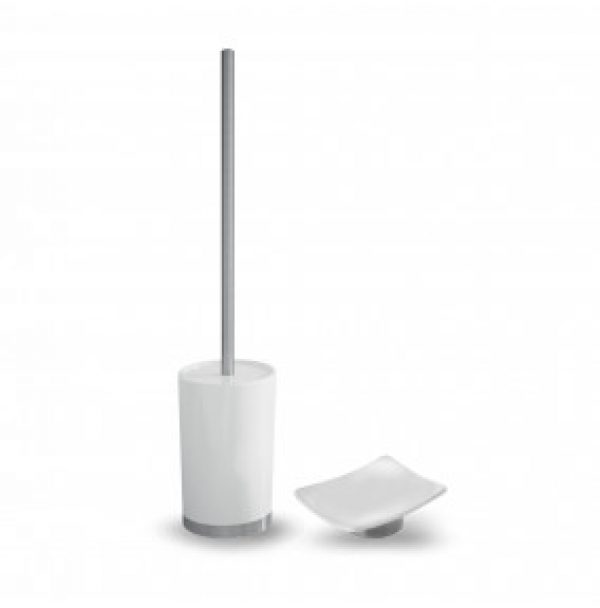 SET D’ACCESSOIRES BIDET ET WC EN CÉRAMIQUE BLANCHE