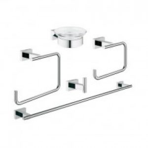 Set d’accessoires salle de bain luxe Grohe Essentials Cube
