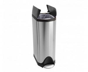 Simplehuman poubelle papillon à pédale 30L acier (CW1956)