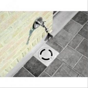 Siphon inoxydable à cloche Netsol ACO vertical 100x100mm H=35mm – ACO