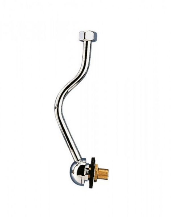 Siphon Urinoir Delabie Tubulure d’alimentation Chromé 756000