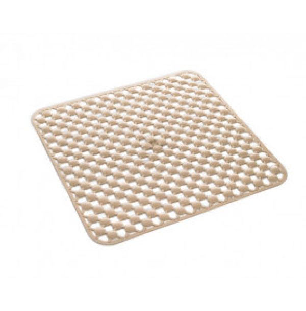 SLIP MAT DOUCHE MODÈLE GEO 53X53 CM BEIGE