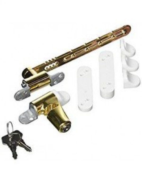 SOCONA L2C Entrebâilleur AIRLOCK à clé doré pour fenêtre