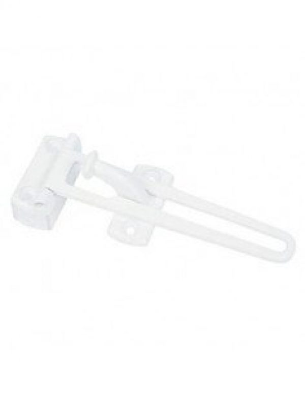 SOCONA PR6 Entrebâilleur pour porte à recouvrement blanc époxy