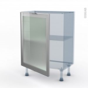 Sokleo Facade Alu Vitree Kit Renovation 18 Meuble Bas Prof37 1 Porte L60Xh70Xp375