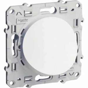 Sortie de câble Odace blanc Schneider