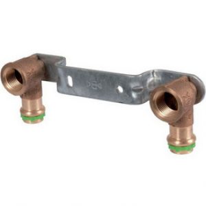 Sortie double décalée à sertir Ø15 – 1/2 » Comap