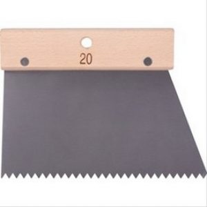 Spatule à colle, grosse denture L=20cm