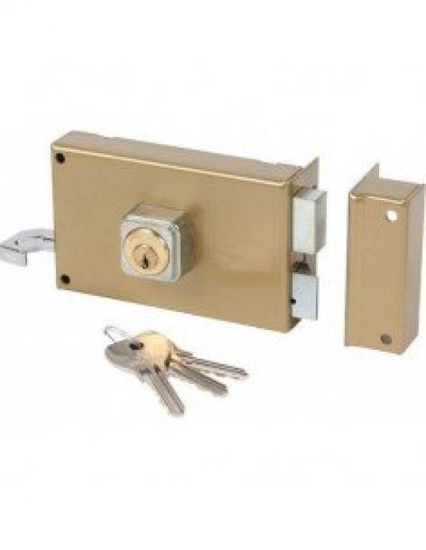 Sérrure applique Cylindre rond horizontal tirage droite BRICARD