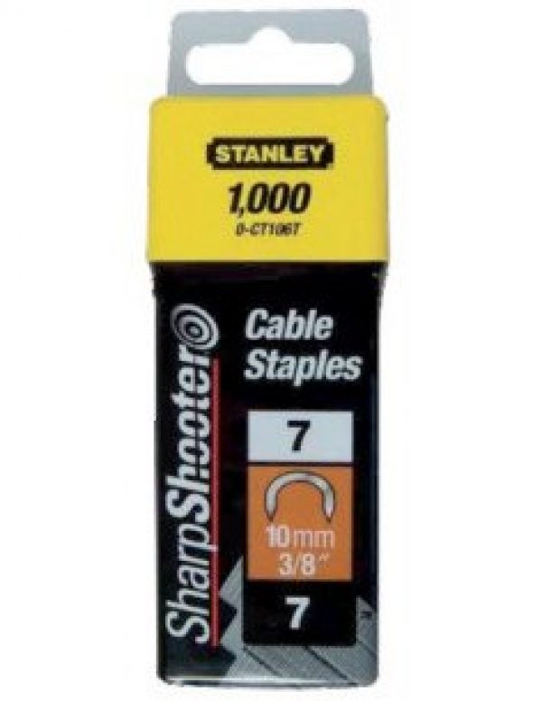 STANLEY – Agrafe cavalier 10 mm Type 7 – 1-CT106T