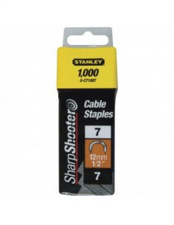STANLEY – Boîte de 1000 agrafes cavaliers 12mm – 1-CT108T