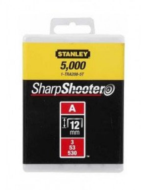 STANLEY – Boîte de 1000 agrafes type A 12mm – 1-TRA208T