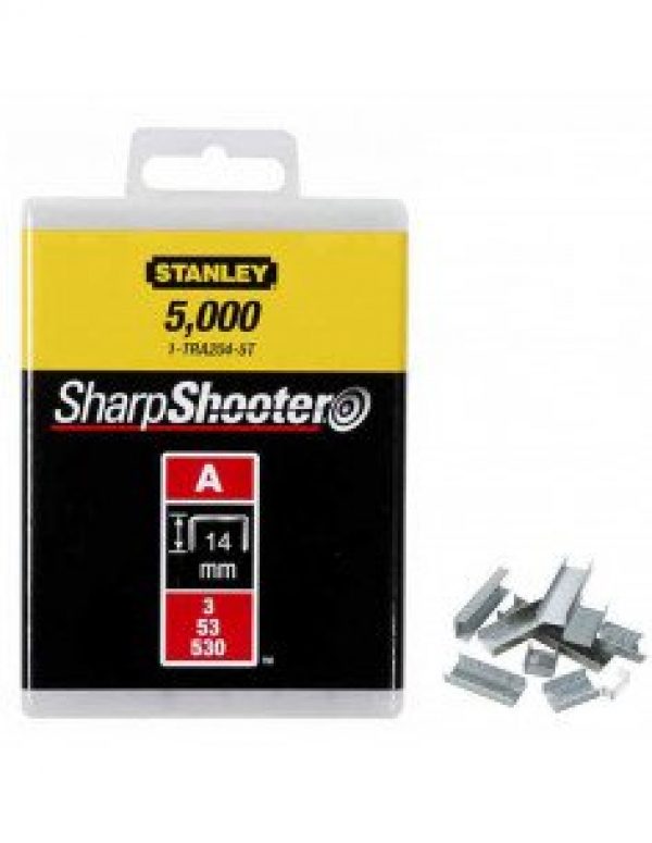 STANLEY – Boîte de 1000 agrafes type A 14mm – 1-TRA209T
