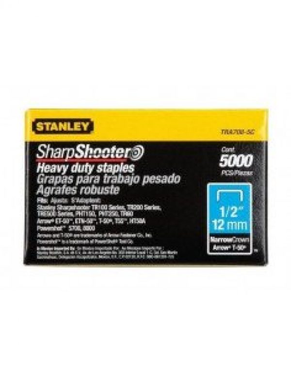 STANLEY – Boîte de 5000 agrafes type G 6mm – 1TRA7045T