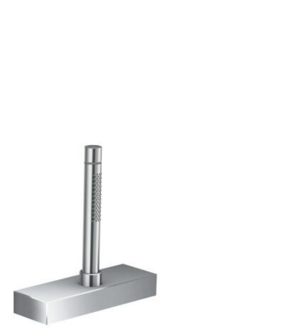 Support Douchette Axor Edge Pour Montage Sur Bord de Baignoire Chromé