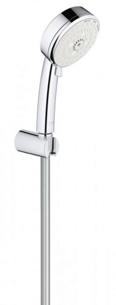 Support Douchette Grohe Tempesta Cosmopolitan 100 mural 3 jets