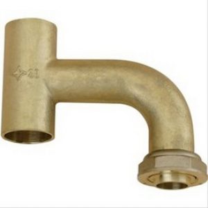 Té coudé à 90° Gaz, pour tube Ø35mm, écrou 6/20