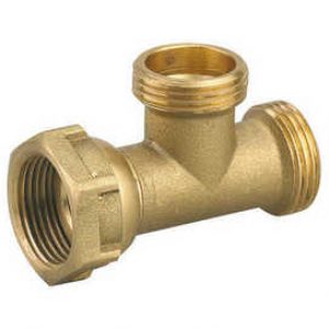Té de raccordement laiton