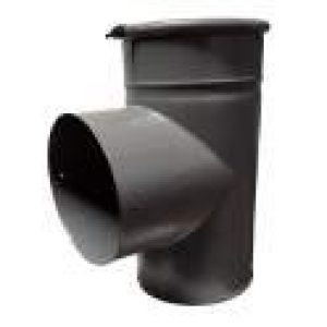 Té équerre avec tampon émail gris mat, D.153