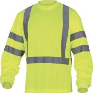 T Shirt Manches Longues Haute Visibilite Deltaplus