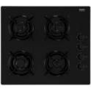 Table verre noir 4 feux gaz 59.4×52.3×4.35