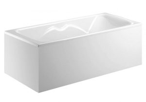 Tablier de Baignoire Allibert FIX ALU 1700x750x520-535mm Blanc 225028
