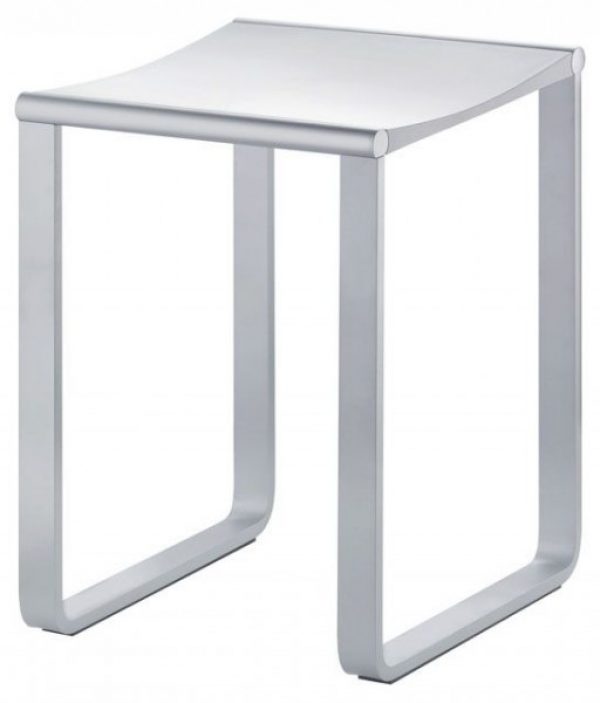 Tabouret de Douche Keuco Plan aluminium argent anodisé
