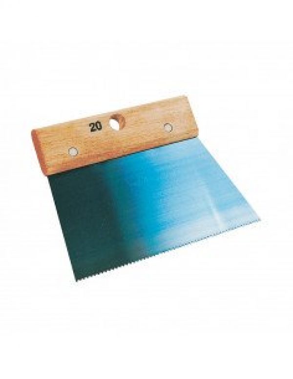 TALIAPLAST – Peigne à colle 20cm dents triangulaires 2.5mm – 440501