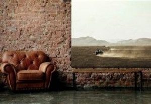 Tenture Murale Design en Coton Bio Desert Drive