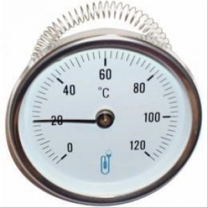 Thermomètre à ressort de 0 à 120°C Cadran 63 mm – DISTRILABO