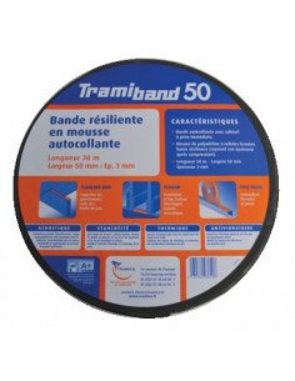 TRAMICO – Bande de mousse acoustique TRAMIBAND 30m – 2936200000