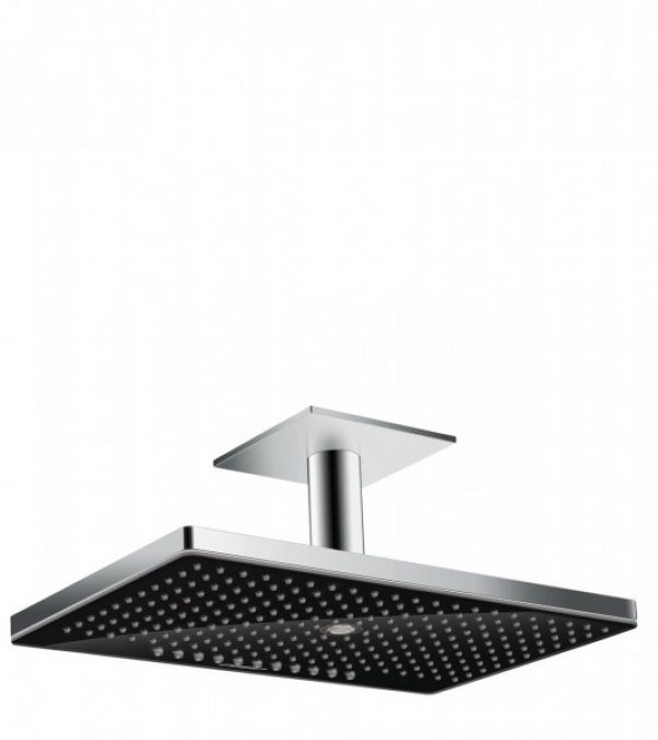 Tête de douche 3 jets Hansgrohe Rainmaker Select Chromé Noir (24006600)