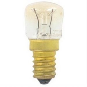 Tube claire pour four E14 15W 230V GE