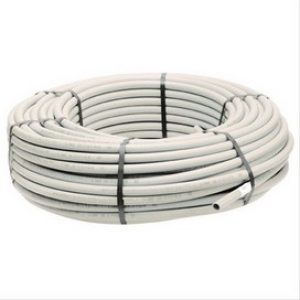 Tube PER nu Ø 12 mm – 240 m – PEX-B – blanc liseret bleu