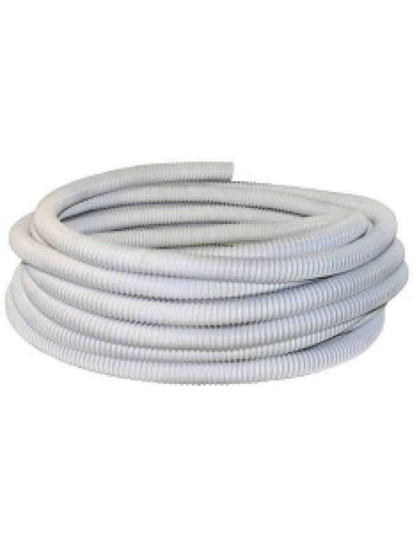 Tuyau d’évacuation PVC annelé flexible (le mètre)