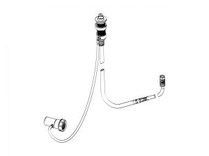 Tuyau Plomberie Tuyau de douche modèle 8880 encastrable Kaldewei