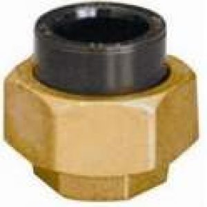 Union 3 pièces femelle laiton/PVC HTA 33*42/40