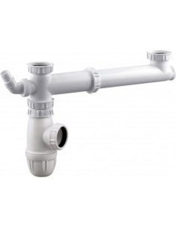 VALENTIN Tubulure pour évier 2 cuves