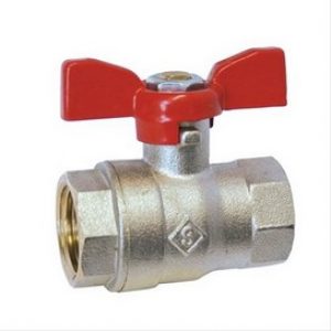 Vanne ACS d&rsquo;arrêt à boisseau papillon FF3/4 »(20/27)  Le lot de 10